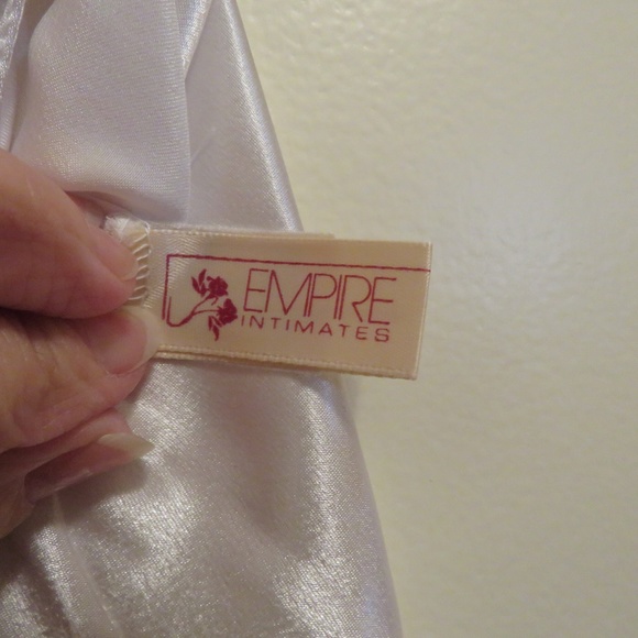 Empire Intimates White Cami Top Lingerie - Picture 2 of 3